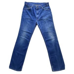 Vintage Levi’s Jeans 549 Straight Stretch Men Sz 36 x 33 Navy Tab With A Skosh